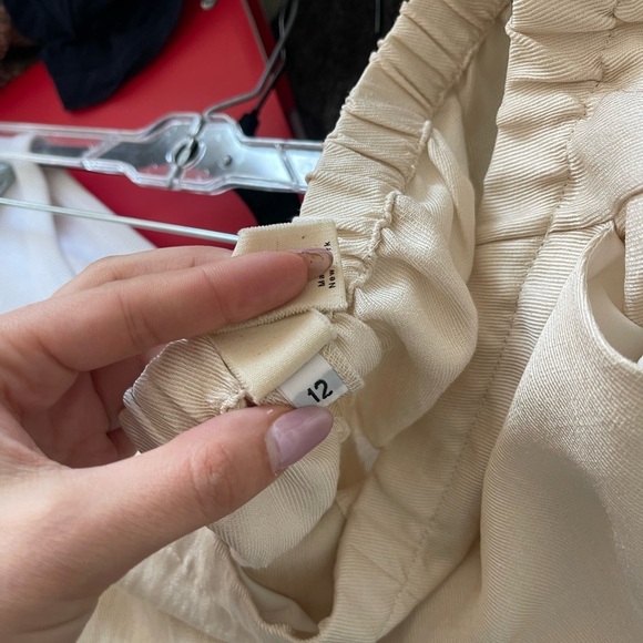 Zero+ Maria Cornejo Linen Pants Cream - Picture 8 of 8